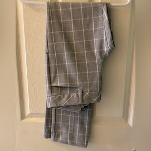 Express Gray Plaid Pants
